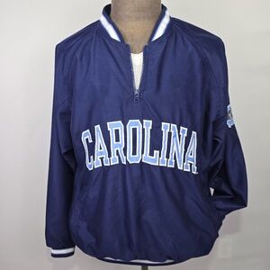 North Carolina Tar Heels Vintage 90s Team Edition Mens Large Windbreaker Jacket